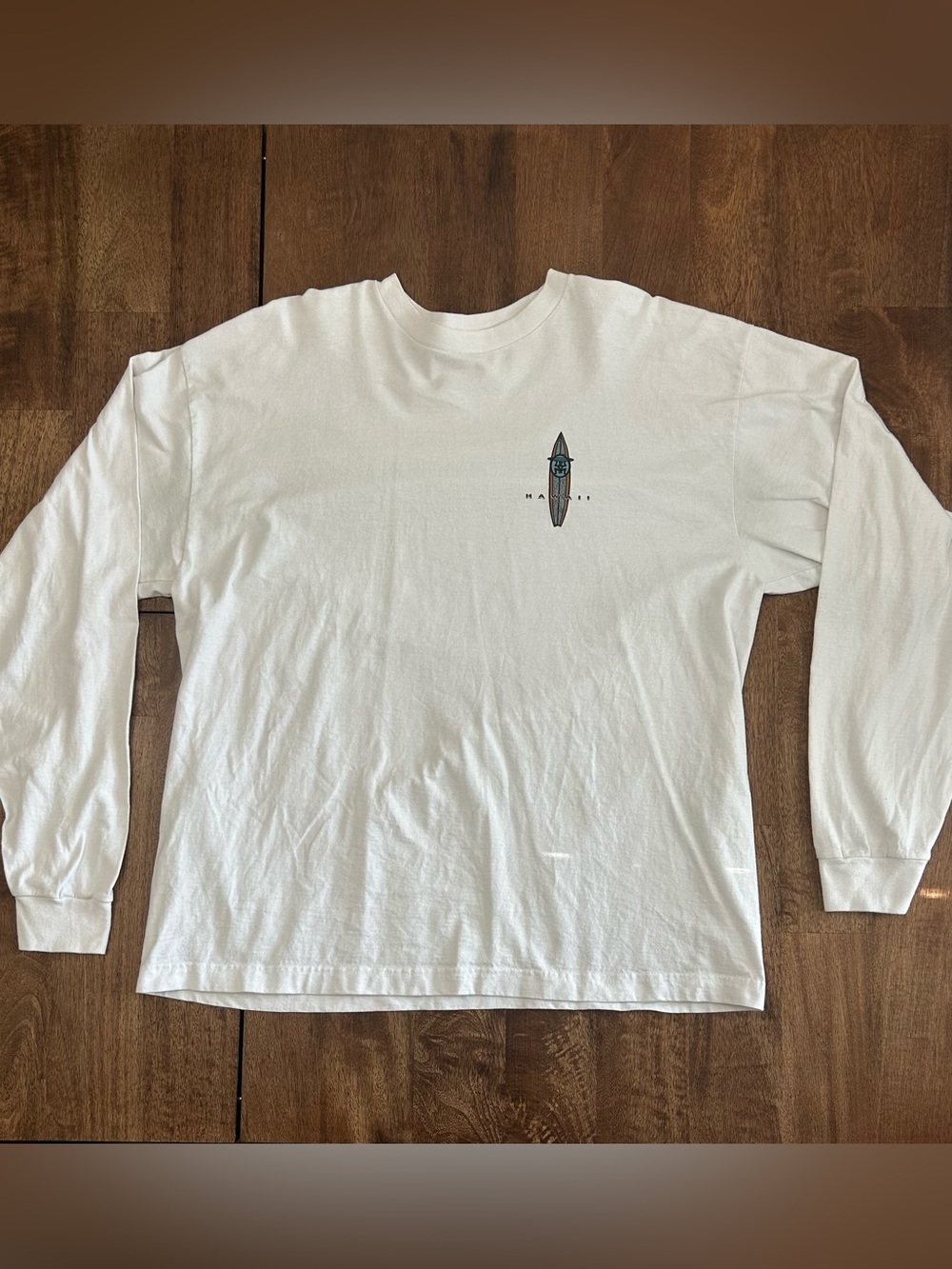 White Long Sleeve North Shore Hawaii